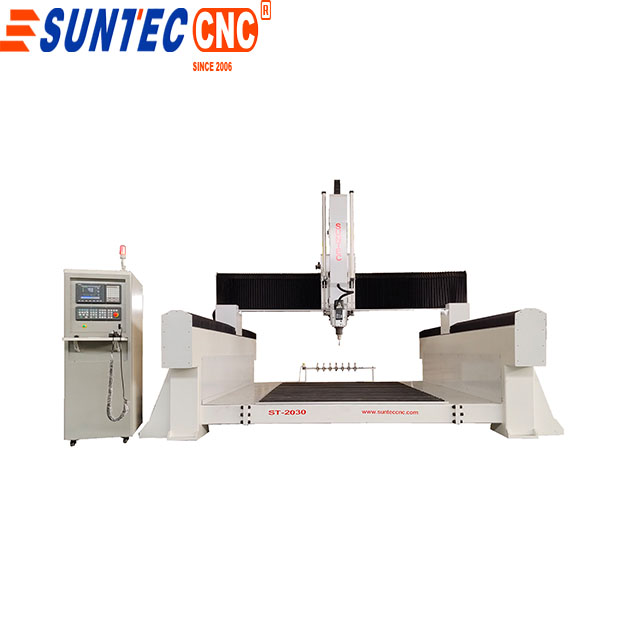 <b>ST2030 4 axis 180 degree rotary atc cnc router italy HSD spindle  3d mold making with rotary </b>