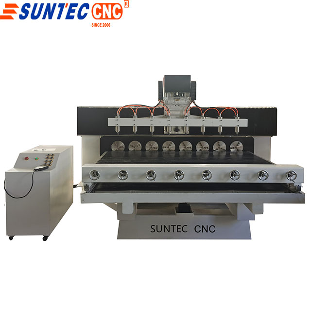 4 axis 8 head multihead cnc router 