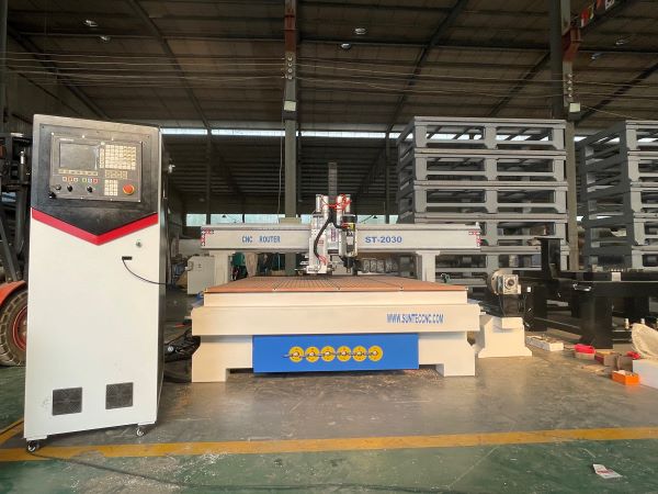 ST -2030 atc cnc router side drilling 