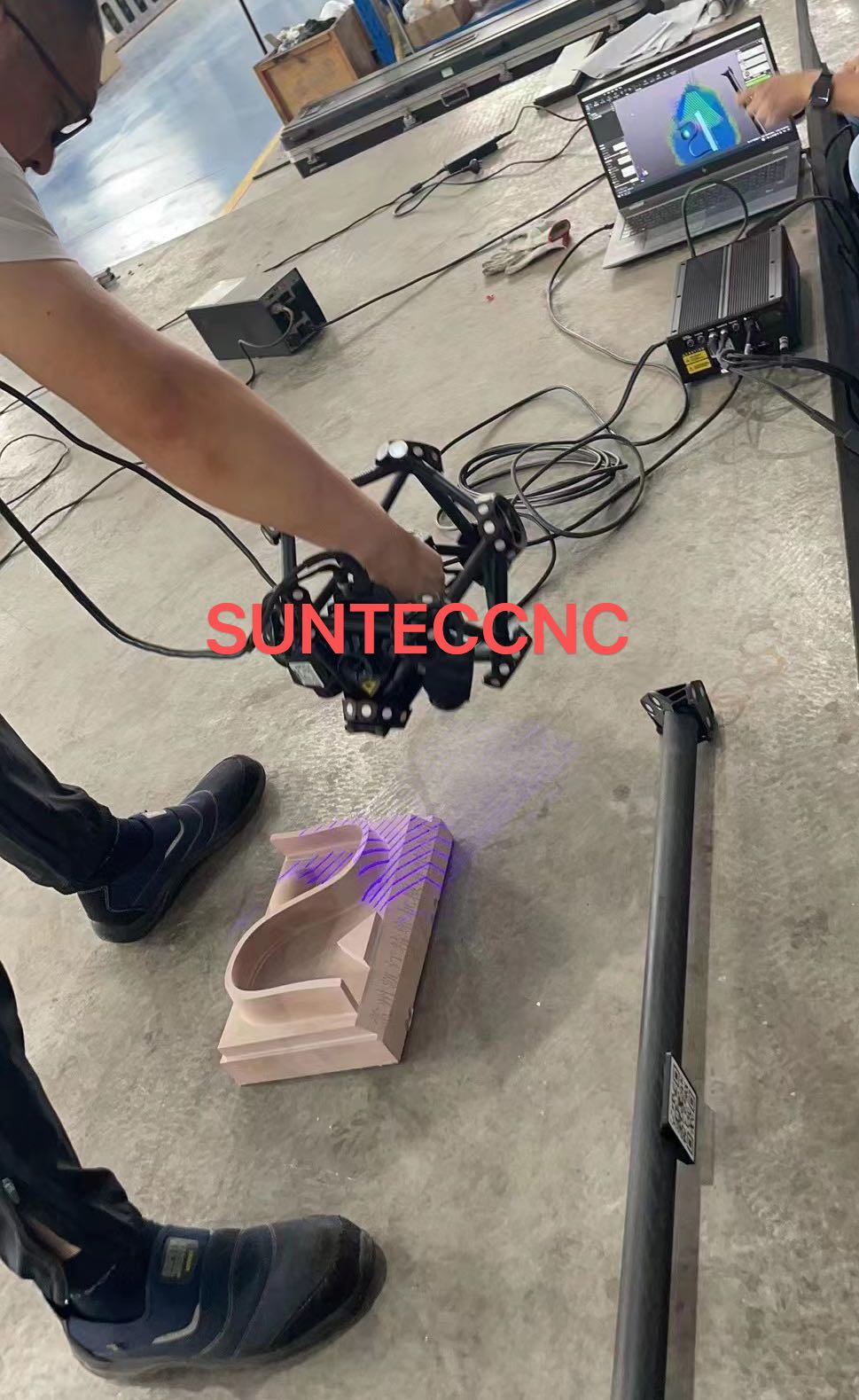 double laser test suntec 5 axis cnc precision 