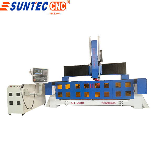  ST-2030 5 axis 3d mould foam making cnc router with vacuum table 